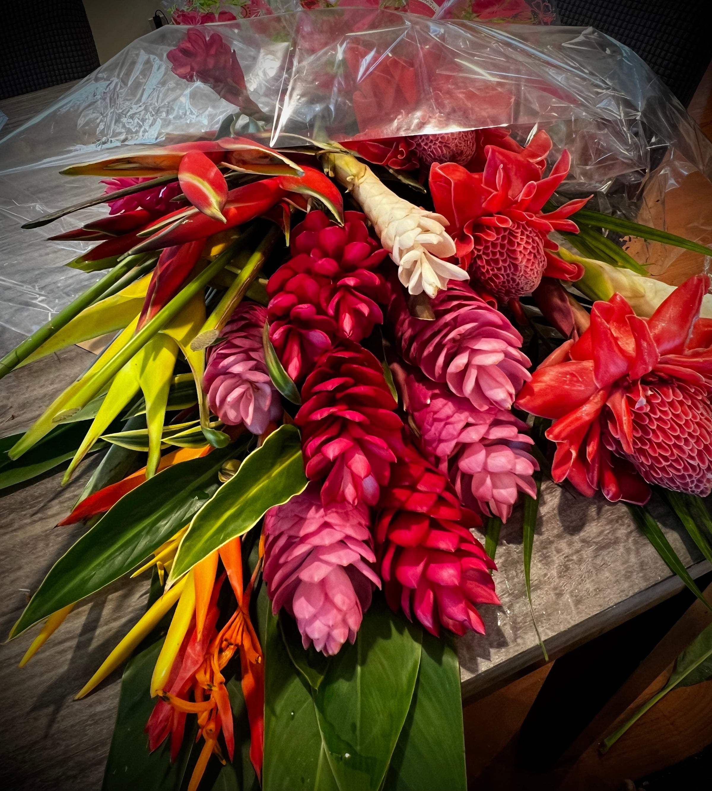 The Local Bloom: Fresh Cut Tropical Hand-Tied Bouquets