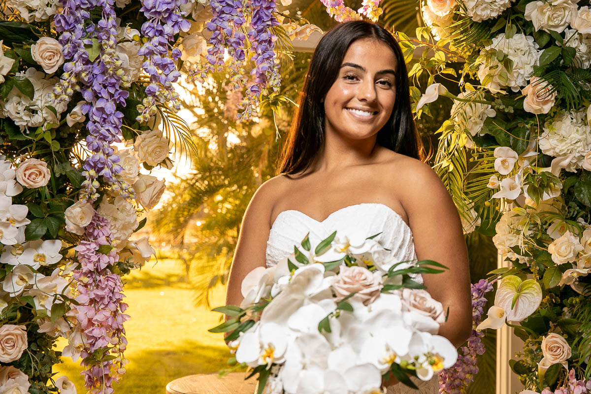 Bella Floral Pillars
