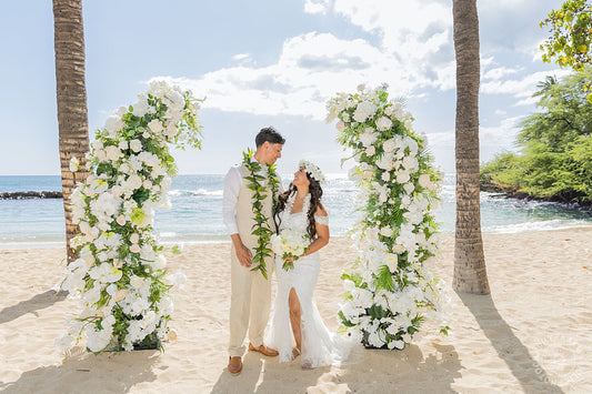 Bella Floral Pillars